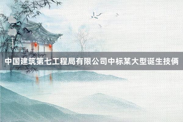 中国建筑第七工程局有限公司中标某大型诞生技俩